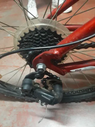 Bicicleta de Montaña Roja