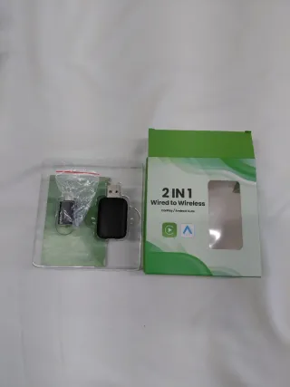 Adaptador CarPlay Android Auto Sem Fio