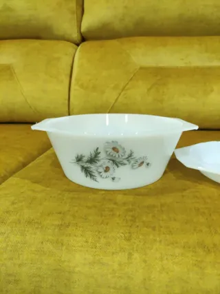 Fuente de horno Arcopal margaritas