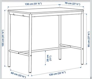 Mesa alta Ikea con 4 taburetes