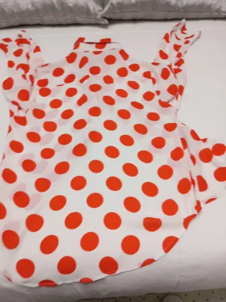 Camisa lunares rojos talla 38