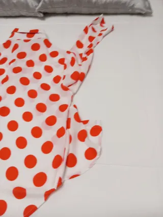 Camisa lunares rojos talla 38