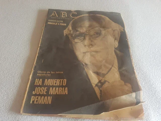 Periódico ABC Homenaje a Peman