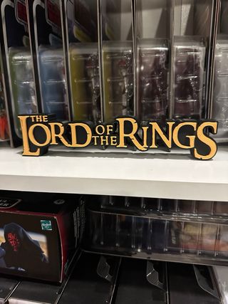 Logotipo 3D O Senhor dos Anéis