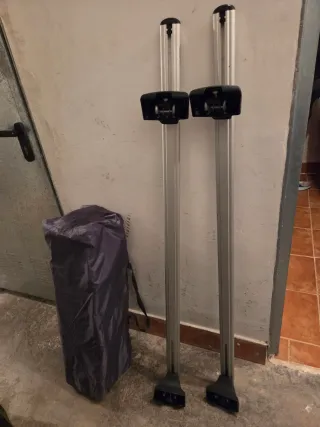 2 barras aluminio con fijaciones Norauto