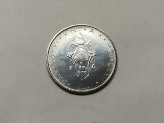 Bonita Moneda Vaticano 100 Liras 1972 Pablo VI.