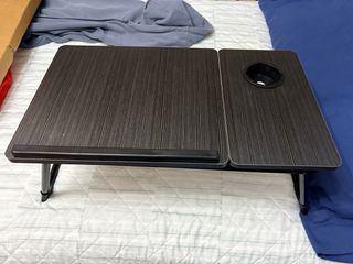 Mesa Plegable para Portátil con Portavasos