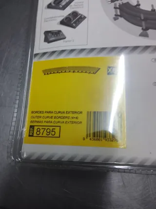 Scalextric Curva Exterior R3 Bordes Planos