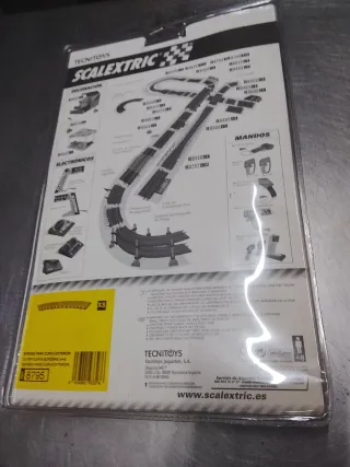 Scalextric Curva Exterior R3 Bordes Planos