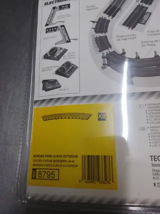 Scalextric Curva Exterior R3 Bordes Planos