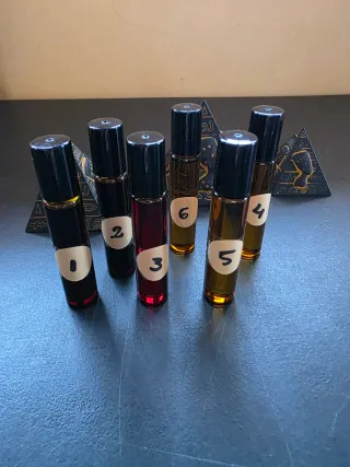Set 8 Frascos Perfume Egipcio