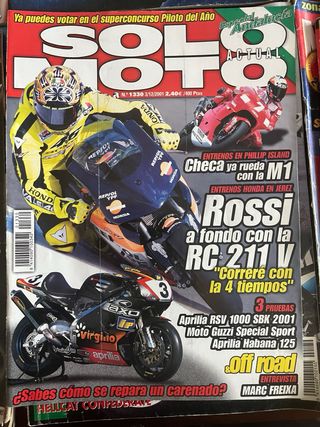 Revistas de colección de motos