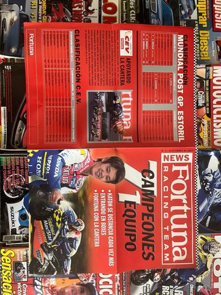 Revistas de colección de motos