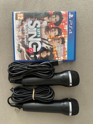 Let's Sing 9 PS4 + 2 Micrófonos