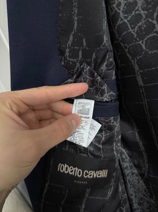 Giacca Roberto Cavalli Blu Scuro