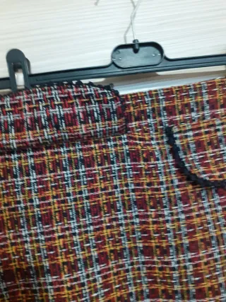 Minigonna vita alta misto cotone