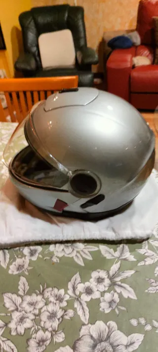 Casco Moto Integral Schuberth C2 Plata Talla M