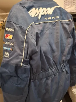 Chaqueta de moto con logos aspar team