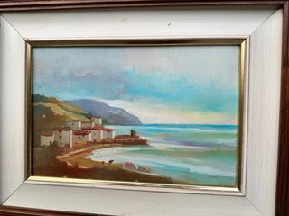 Quadro 30x40 olio paesaggio marino