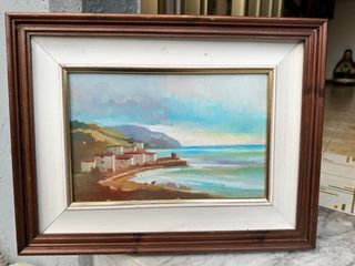 Quadro 30x40 olio paesaggio marino