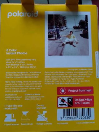 Película Polaroid i-Type Color 8 Fotos