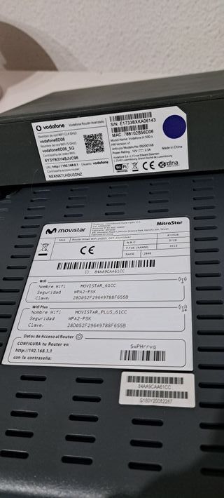 Pack Routers Movistar y Vodafone