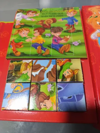Libros y Puzzles Infantiles Cuentos Unisex