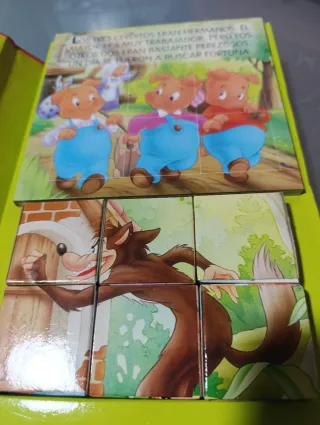 Libros y Puzzles Infantiles Cuentos Unisex