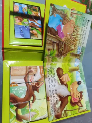 Libros y Puzzles Infantiles Cuentos Unisex