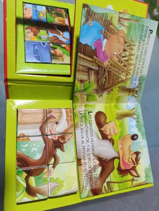 Libros y Puzzles Infantiles Cuentos Unisex
