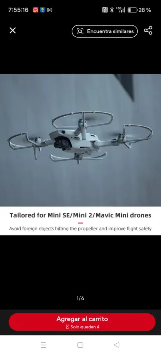 Accesorios DJI Mini 2 y 4k: Hélice, Filtros ND