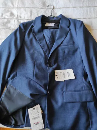 Traje Zara azul niño 13-14 años nuevo