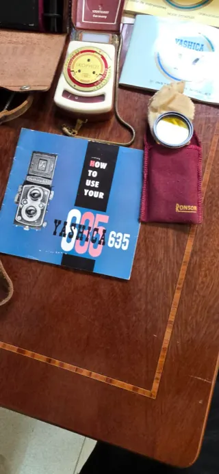 Cámara Yashica-635 Vintage