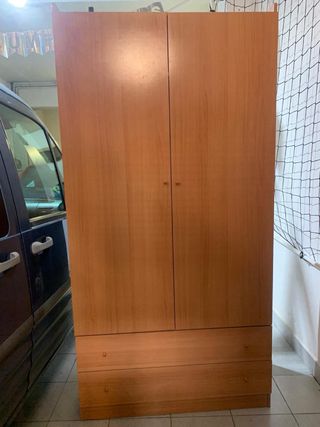 Armario 2 puertas madera