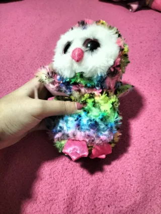 Peluche Búho Arcoíris