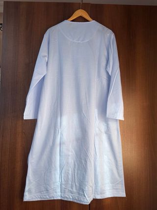 Camisón azul manga larga