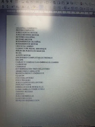 Vespa Primavera 125cc 1964 Azul