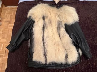 Cazadora Piel Zorro Ártico auténtica
