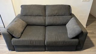 Sofá Ikea Eskilstuna 2 plazas gris antracita