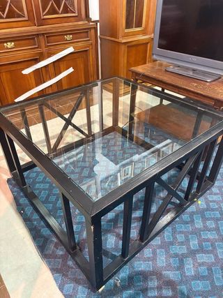 MESA DE CENTRO NEGRA