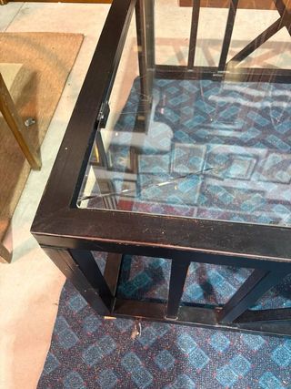 MESA DE CENTRO NEGRA