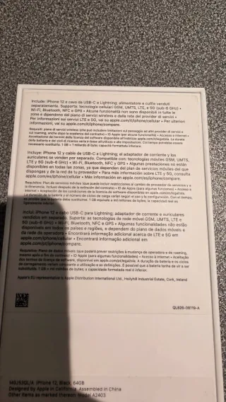 iPhone 12 64GB Negro