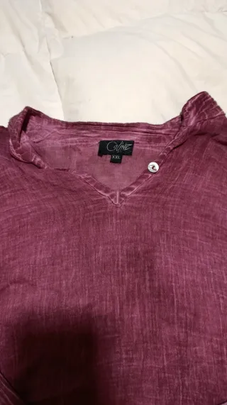 Blusa Boho Coline Burdeos Talla XXL