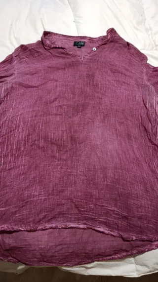 Blusa Boho Coline Burdeos Talla XXL