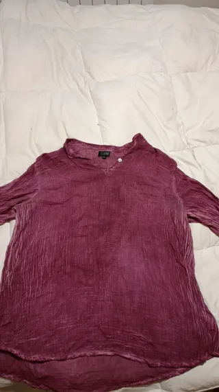 Blusa Boho Coline Burdeos Talla XXL