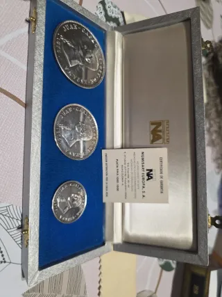 Medallas Numisart Plata Fina Juan Carlos I