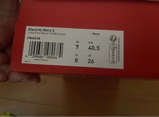 Zapatilla Running Puma Nitro Verde Neón