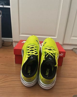 Zapatilla Running Puma Nitro Verde Neón