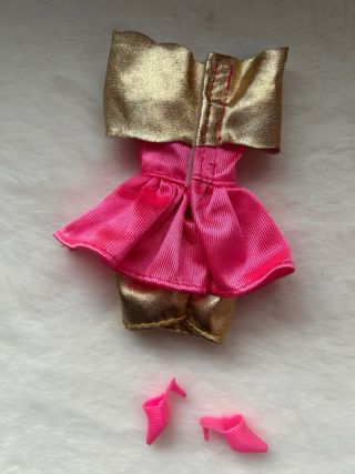 Vestido Barbie Evening Sparkle Fashions Set 1995