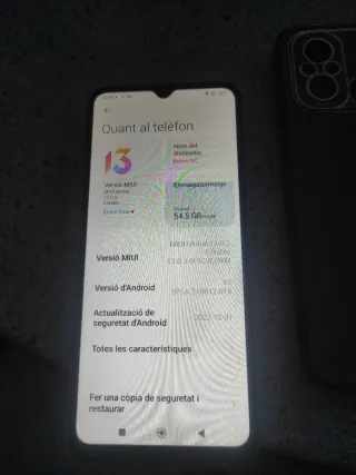 Xiaomi Redmi Note 12 gris azulado